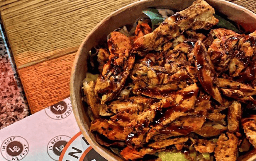 Jerk Chicken and Bacon Salad